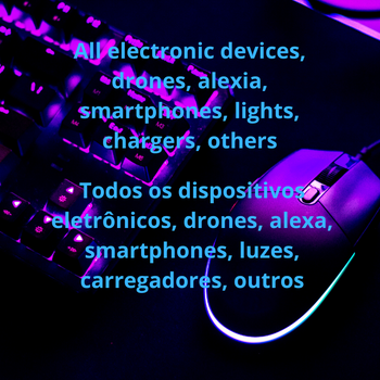 Collection of electronics, technology