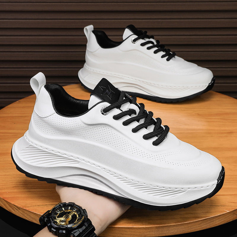 Men's Thick-soled Sports Shoes, Breathable Casual Sneakers