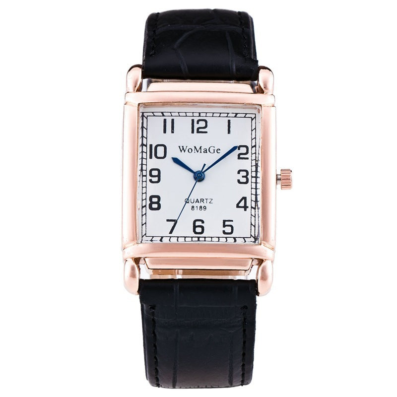 Rectangular Dial Ladies Belt Watch