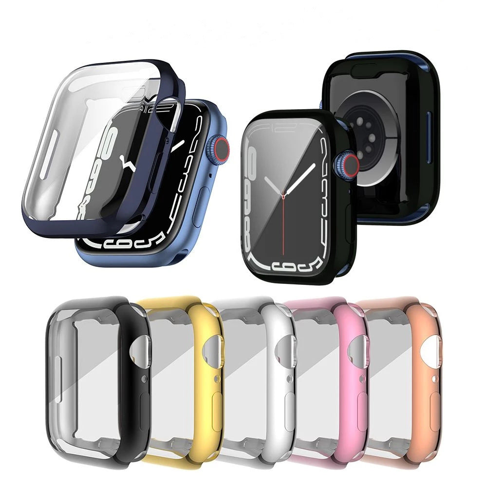 Fashion Solid Color TPU All-inclusive Watch Case