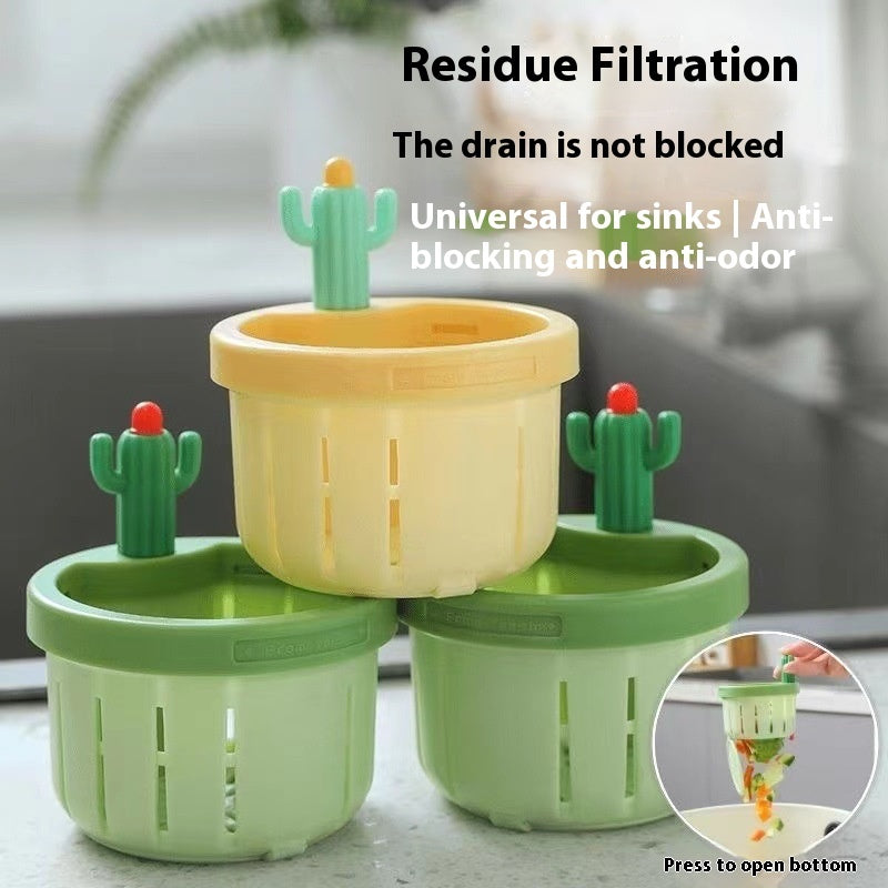 Cactus Sink Strainer Basket, Innovative Strainer Screen, Kitchen Utensils