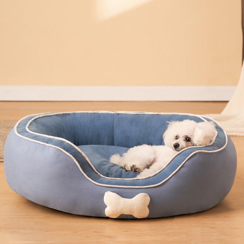 Dog and cat bed, soft sofa, warm winter bed, bench, pet house for small and medium dogs.