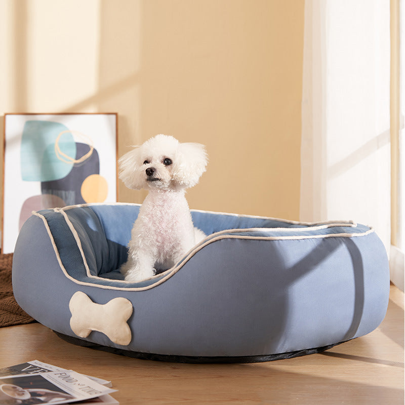 Dog and cat bed, soft sofa, warm winter bed, bench, pet house for small and medium dogs.