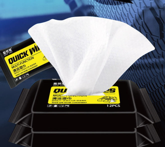 Disposable Shoe Polishing Wet Paper Towel Sports Shoes Cleaner