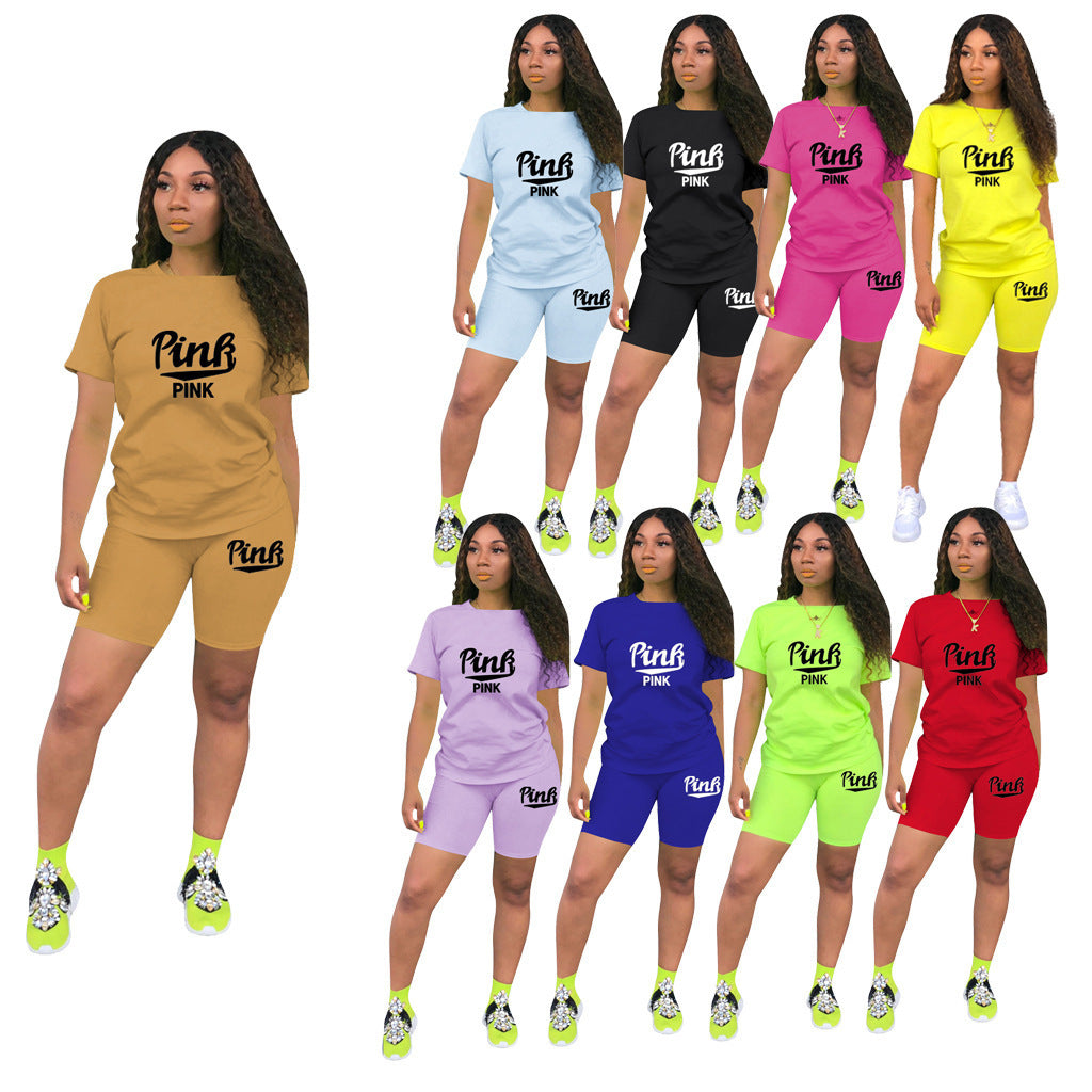 Fashion Casual Exercise Short Sleeve Women's