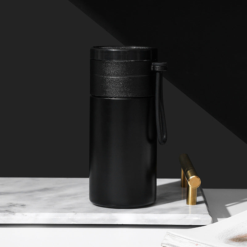Stainless Steel Tea-water Separation Thermos Vacuum Double-layer Tea Cup